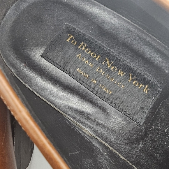 To Boot New York Adam Derrick Portofino Mens Brown Leather Penny Loafer Sz 11.5 - Picture 11 of 14